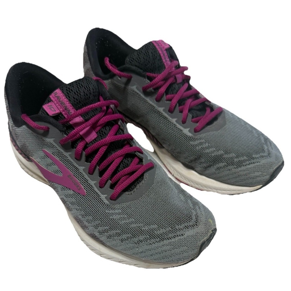Brooks Ravenna 10 Gray/ Purple Women's Size 9.5‎